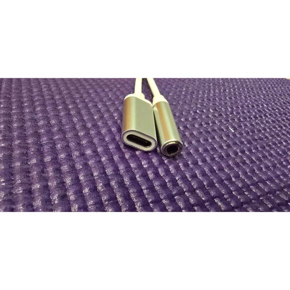 3pcs USB C to Aux Splitter Headphone/Earbud USB C to 3.5mm Adapter USB C Charger - Picture 3 of 4